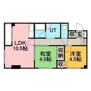 ARIES【207号室】の間取り