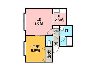 フリーダムハイツN【203号室】の間取り