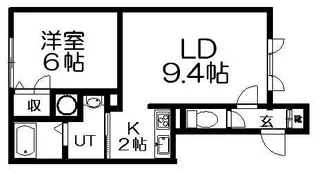 ソレアード74【102号室】の間取り