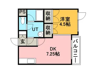 メゾンステラ【105号室】の間取り