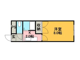 サンローム【2階】の間取り