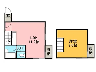 アーバンハウス富丘【3階】の間取り
