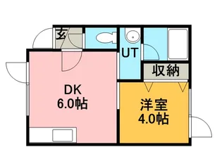 サンコート稲積公園【202号室】の間取り