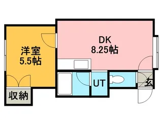 パイントゥリー手稲【207号室】の間取り