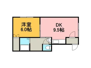 サニーハイツ【102号室】の間取り