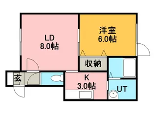 ルミエール717【1階】の間取り