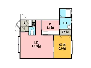 北海道札幌市手稲区前田二条11丁目【アパート】の間取り