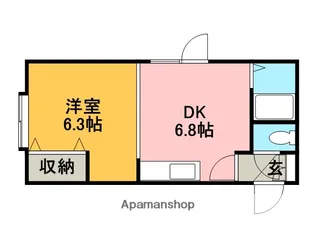 パールクリスタル【2階】の間取り