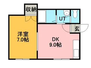 サンコート星置Ⅱ【201号室】の間取り
