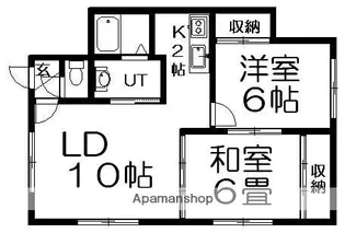 SPRING34【102号室】の間取り