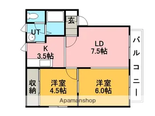 クリーンピア【2階】の間取り
