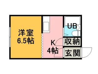 ほくせいハイツC【201号室】の間取り