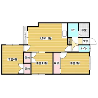 コーポでぐち【2階】の間取り