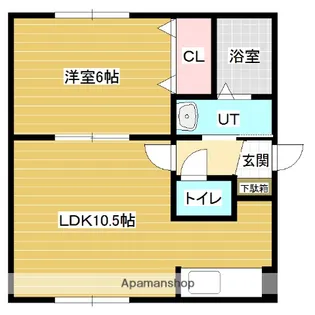 デナーロ・ジオ【3階】の間取り