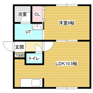 デナーロ・ジオ【1階】の間取り