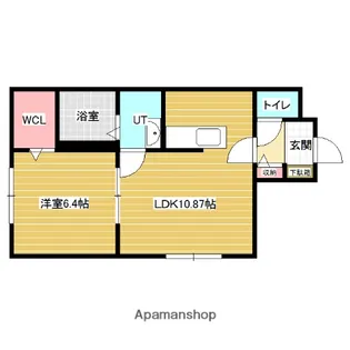 デナーロ・ジオ【2階】の間取り
