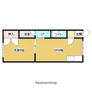 レジデンスシーハイルⅡ【2階】の間取り