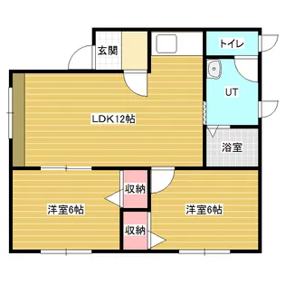サンチャイルドB【1階】の間取り