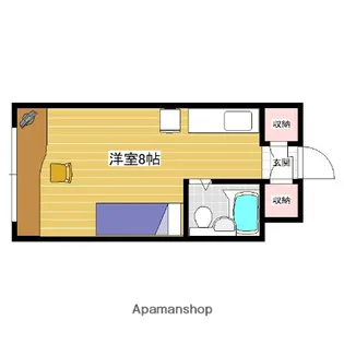 東栄マンション【2階】の間取り