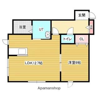 IWAMIZAWA FRONT【1階】の間取り