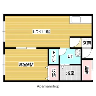 COCO LAIMANTⅡ【2階】の間取り