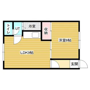 パークハイツA【1階】の間取り