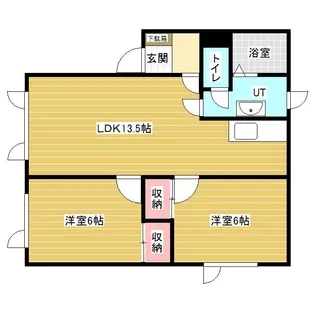 ラベンダー17【1階】の間取り