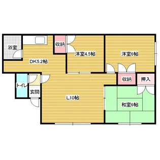 メゾ−ン73【1階】の間取り