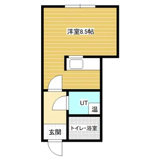 1Kの間取り画像