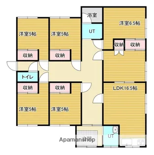勝栄マンション【1階】の間取り