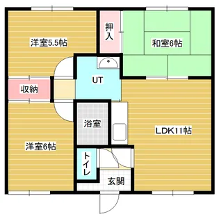 コーポ東【2階】の間取り