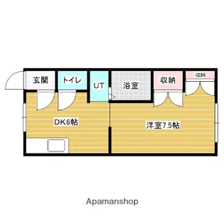 コーポ松井【1階】の間取り
