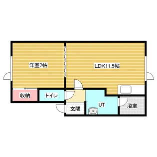 メゾンあづまⅡ【2階】の間取り