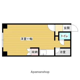 フレクルール美園【3階】の間取り