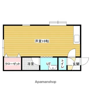 サンルート日の出台【3階】の間取り
