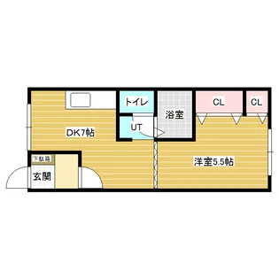 ガルテンラウベ【1階】の間取り