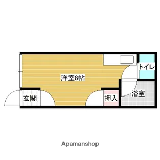 コーポM・S【1階】の間取り