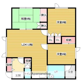 3LDKの間取り画像