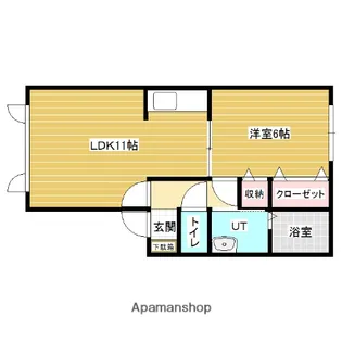 パナハイツドリームD【2階】の間取り