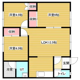 真澄ハイツ【1階】の間取り