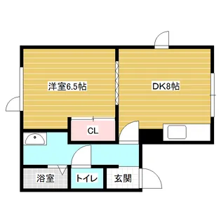 ムラハイツ【1階】の間取り
