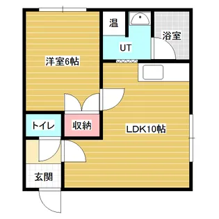 アーバンⅣⅧ【1階】の間取り
