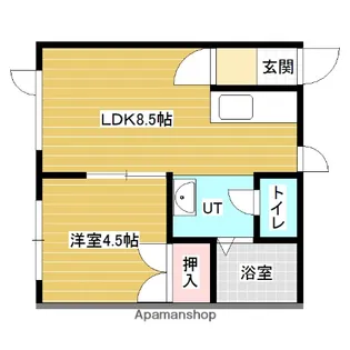サンフロンティアタウン【1階】の間取り