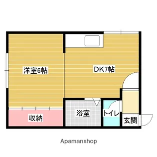 コーポルー【2階】の間取り