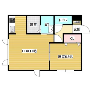 プログレスコート【2階】の間取り