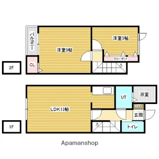 エスペランス318【1階】の間取り