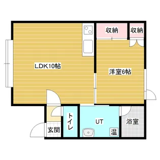 1LDKの間取り画像