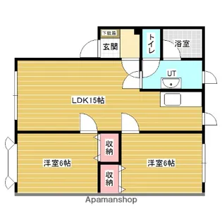 ハイムFU【2階】の間取り