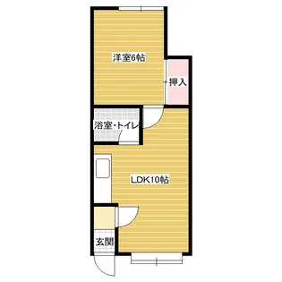 コーポひまわり№1【2階】の間取り
