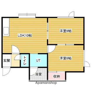 コーポ大【1階】の間取り